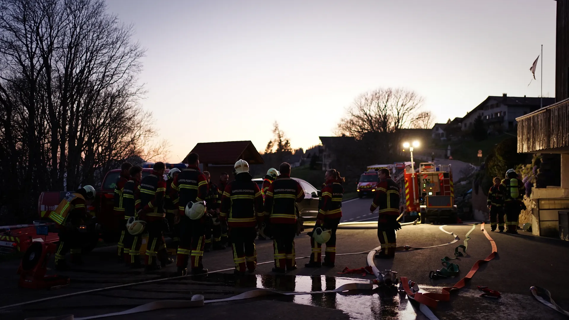 Véhicule du DPS en intervention