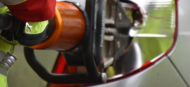 Sapeur-pompier en formation